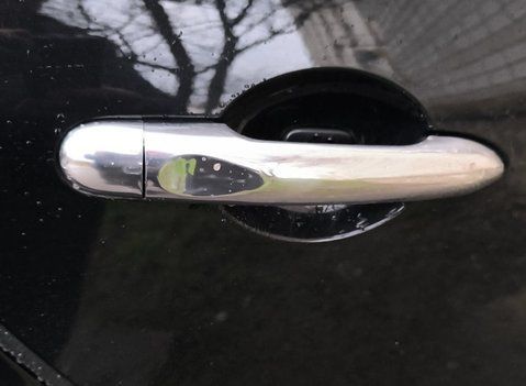 Накладки на ручки (4 шт., нерж..) Без чіпа, Carmos - Турецька сталь для Renault Megane III 2009-2016 рр 1287 фото