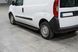 Бокові пороги Tayga Black (2 шт., алюміній) Коротка база для Opel Combo 2012-2018 рр 78424 фото 1