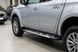 Бокові пороги Sunrise (2 шт., алюміній) для Fiat Fullback 2016- рр 50189 фото 1