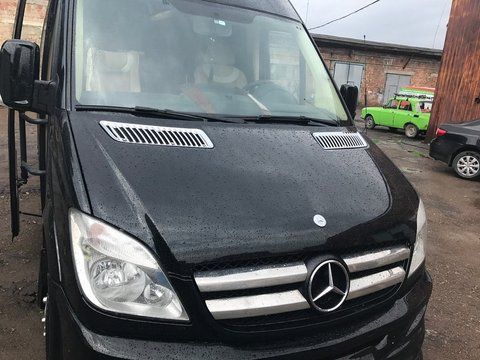 Накладки на решітку (2006-2013, нерж) Carmos - Турецька сталь для Mercedes Sprinter W906 рр 2077 фото