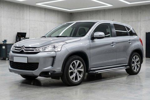 Бокові пороги Rainbow (2 шт., алюм.) для Citroen C-4 Aircross 2012-2017 рр 50075 фото