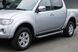 Бокові пороги BlackLine (2 шт, алюміній) для Fiat Fullback 2016- рр 50194 фото 1