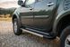 Бокові пороги RedLine V1 (2 шт., алюміній) для Fiat Fullback 2016- рр 50195 фото 1