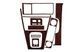 Накладки на панель Темне дерево для BMW 3 серія E30 1982-1994 рр 23854 фото 2