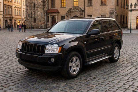 Бокові пороги Line (2 шт., алюміній) для Jeep Grand Cherokee WK 2004-2010 рр 33535 фото