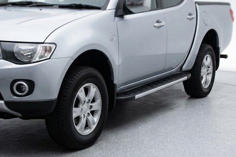 Бокові пороги Duru (2 шт., алюміній) для Fiat Fullback 2016- рр 50198 фото