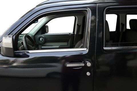 Накладки на ручки (нерж) для Dodge Nitro 2006-2011 рр 23426 фото
