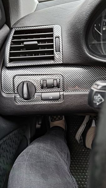Накладки в салон Темне дерево для BMW 3 серія E46 1998-2006 рр 23884 фото