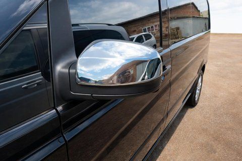 Накладки на дзеркала Vito 2010-2015 (2 шт) Carmos - Турецька сталь для Mercedes Vito W639 рр 994 фото