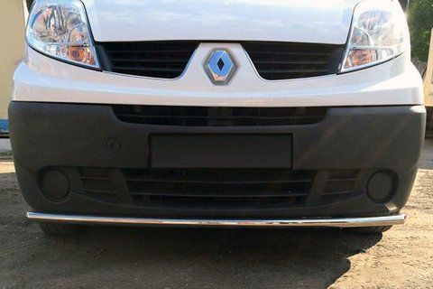 Передній захист ST008 (нерж..) 60 мм для Renault Trafic 2001-2015 рр 15017 фото