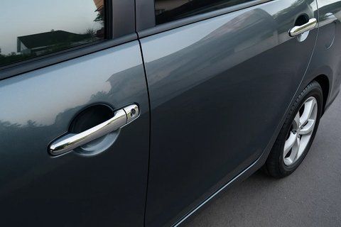 Накладки на ручки (4 шт, нерж) Carmos - Турецька сталь для Mitsubishi Outlander 2001-2006 рр 22176 фото