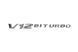 Напис V12 Biturbo (хром) для Mercedes E-сlass W213 2016-2023 рр 65271 фото 2