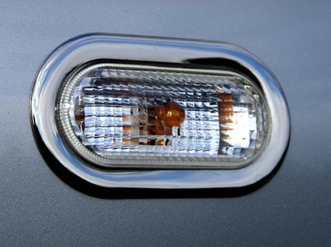 Обведення поворотника (2 шт, нерж) для Seat Altea 2004-2015 рр 1351 фото