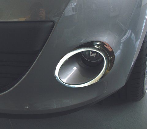 Окантовка протитуманок 2008-2011 (2 шт, нерж.) для Renault Megane III рр 1292 фото