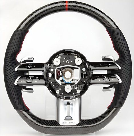 Кермо AMG 2021-Style (Карбон, 4pin) для Mercedes B-class W247 2019- рр 152336 фото