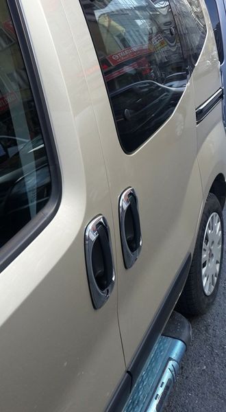 Накладка навколо ручок (4 шт, нерж) Carmos - Турецька сталь для Opel Combo 2012-2018 рр 29549 фото
