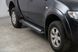 Бокові пороги New Vision Black (2 шт., алюміній) для Fiat Fullback 2016- рр 72949 фото 1