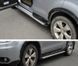 Бокові пороги Оригінал (2 шт, алюміній) для Subaru Forester 2013-2018 рр 35396 фото 2