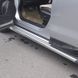 Бокові пороги Оригінал (2 шт, алюміній) для Subaru Forester 2013-2018 рр 35396 фото 1