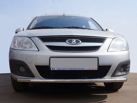 Передня нижня труба ST008 (нерж.) 51 мм для Lada Largus 2012- рр 72540 фото