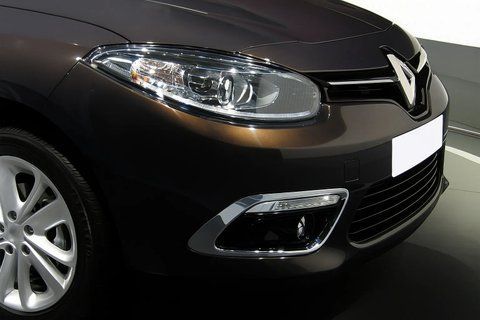 Окантовка туманок (2013-2026, 2 шт, нерж.) для Renault Fluence рр 6165 фото