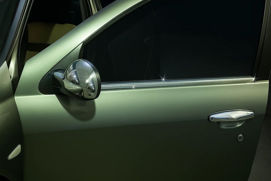 Зовнішня окантовка скла (4 шт, нерж..) для Renault Symbol 2008-2013 рр 1268 фото