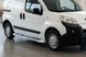 Бокові пороги Allmond White (2 шт., алюміній) для Fiat Fiorino/Qubo 2008-2024 рр 19202 фото 1