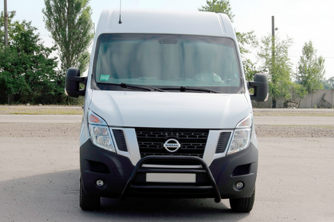Кенгурятник WT022 Black (нерж.) для Renault Master 2011-2023 рр 182590 фото