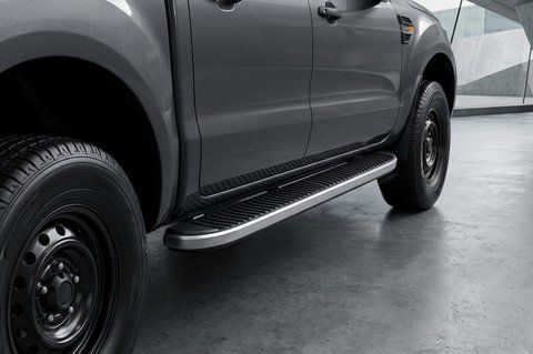 Бокові пороги Tayga (2 шт., Алюміній) для Mazda BT-50 2007-2012 рр 17647 фото