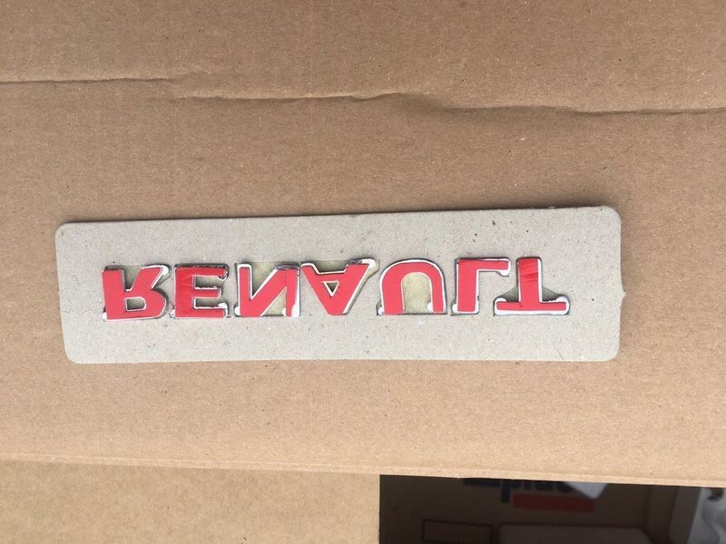 Напис Renault 135х20мм для Renault Kangoo 2008-2020 рр 14475 фото