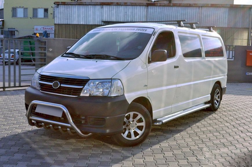 Кенгурятник WT003 (нерж) для Toyota HiAce 15138 фото