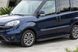 Бокові пороги Allmond Black (2 шт., алюміній) Коротка база для Opel Combo 2012-2018 рр 29036 фото 1